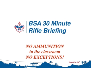 BSA 30 Minute Rifle Briefing