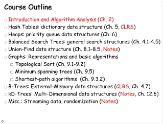 Course Outline