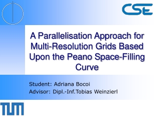 A Parallelisation Approach for Multi-Resolution Grids Based Upon the Peano Space-Filling Curve