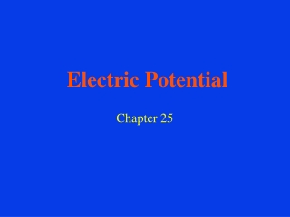 Electric Potential