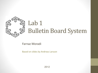 Lab 1  Bulletin Board System