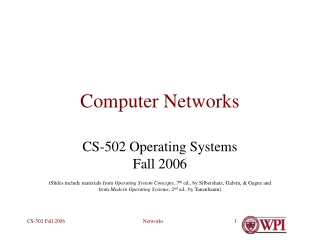 Computer Networks