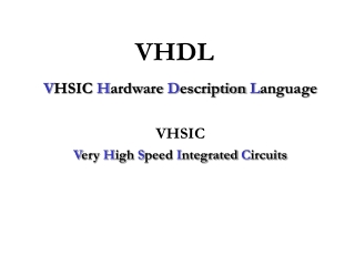 VHDL