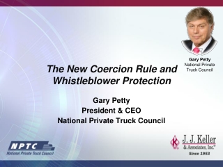 The New Coercion Rule and Whistleblower Protection