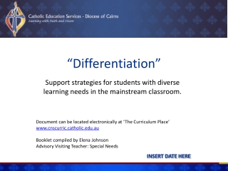 “Differentiation”