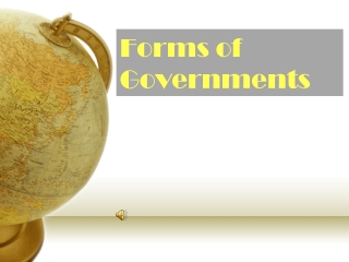 Forms of Governments