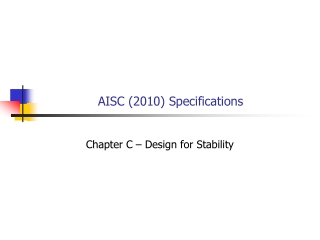 AISC (2010) Specifications