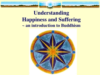 Understanding  Happiness and Suffering ~ an introduction to Buddhism