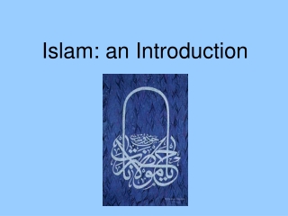 Islam: an Introduction