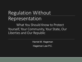 Harriet M. Hageman Hageman Law P.C.