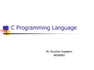 C Programming Language