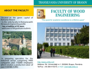 TRANSILVANIA UNIVERSITY OF BRASOV