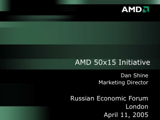 AMD 50x15 Initiative