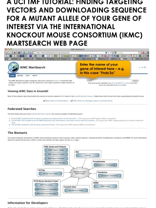 Enter the name of your gene of interest here – e.g. in this case “Fndc3a”