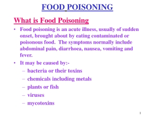 case study for food poisoning