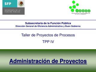 Administración de Proyectos