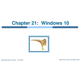 Chapter 21:  Windows 10