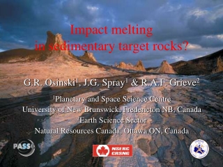 Impact melting in sedimentary target rocks?