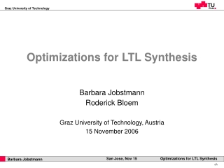 Optimizations for LTL Synthesis