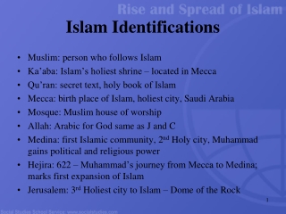 Islam Identifications