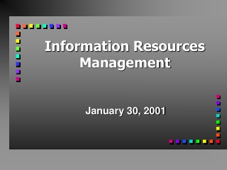 Information Resources Management