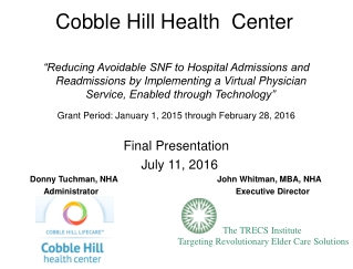 Cobble Hill Health  Center