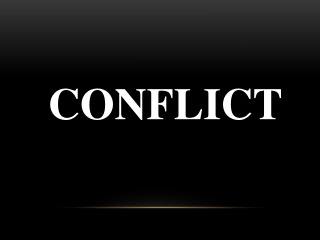 CONFLICT