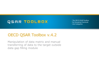 OECD QSAR Toolbox v.4.2