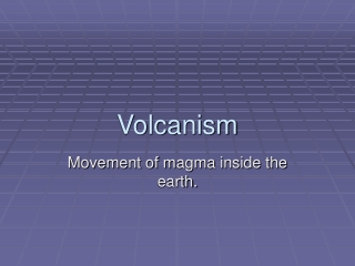 Volcanism