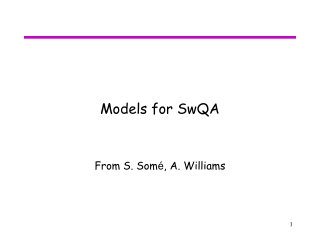 Models for SwQA