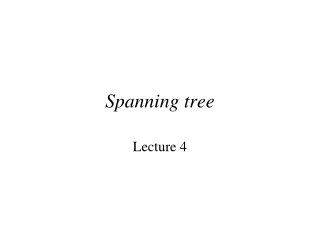 Spanning tree