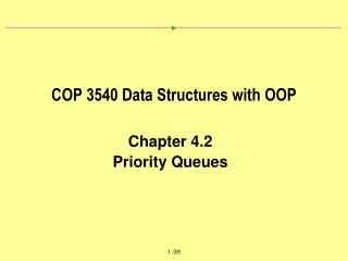 COP 3540 Data Structures with OOP