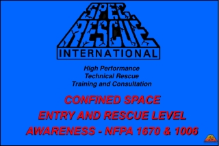High Performance Technical Rescue Training and Consultation