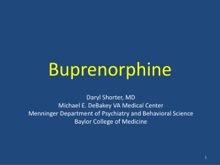 Buprenorphine