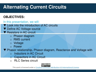 Alternating Current Circuits