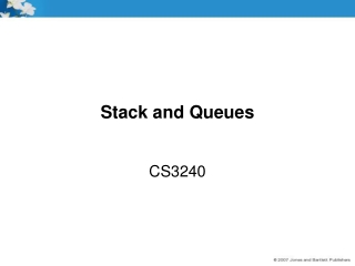 Stack and Queues