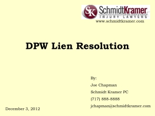 DPW Lien Resolution