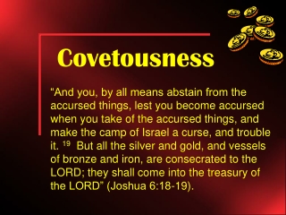 Covetousness