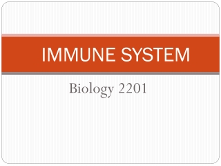 IMMUNE SYSTEM