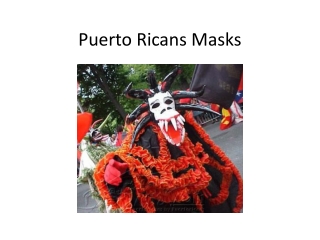 Puerto Ricans Masks