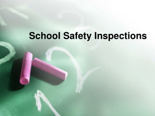 School Safety Inspections