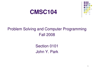 CMSC104