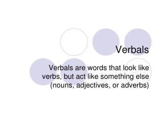 Verbals