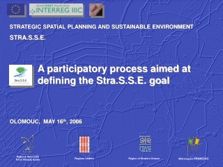 STRATEGIC SPATIAL PLANNING AND SUSTAINABLE ENVIRONMENT STRA.S.S.E.