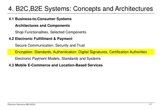 4. B2C,B2E Systems: Concepts and Architectures