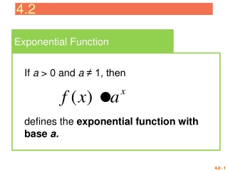 Exponential Function