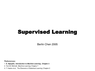 Supervised Learning