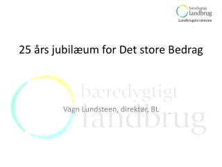 25 års jubilæum for Det store Bedrag