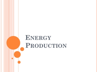 Energy Production