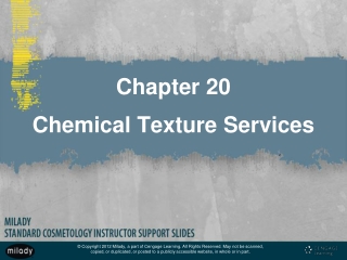 Chapter 20 Chemical Texture Services